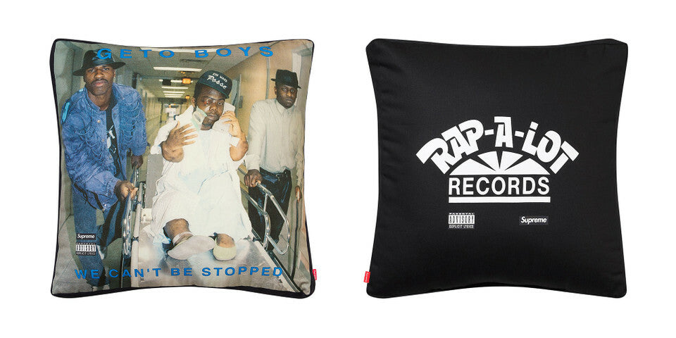 Supreme x Rap-A-Lot x Gheto Boys Pillow Black