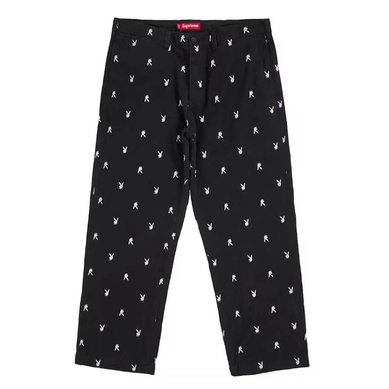 パンツ Supreme Playboy Chino Pant Black 32 Supreme x playboy chino pants – Hub City Soles