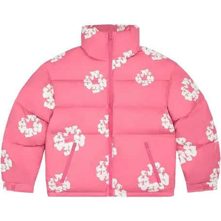 Denim Tears Puffer Jacket Pink