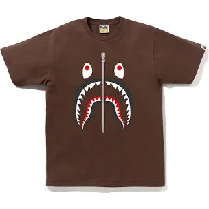 Bape “Shark” Tee Dark Brown