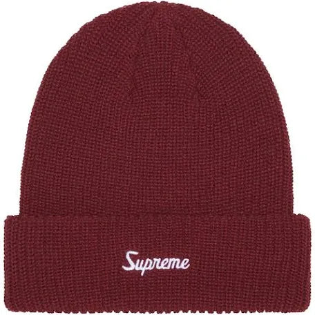 Supreme “Loose Gauge” Beanie Maroon