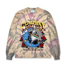 Online Ceramics Grateful For The Company Tie Dye L/S Tee