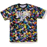 A Bathing Ape Bape Multi Camo NYC Shortsleeve