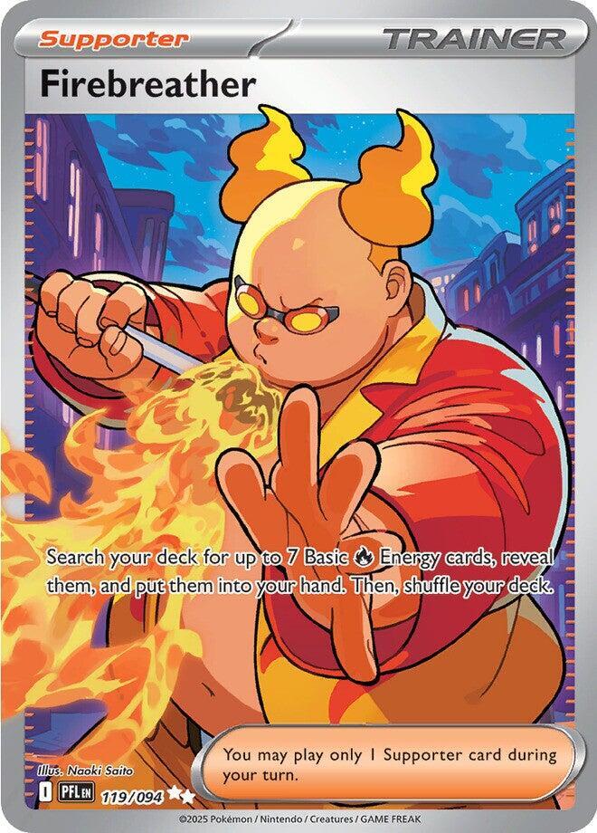 PK Firebreather Trainer Supporter Card (I.R.)