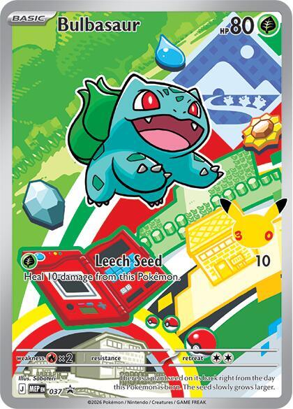 PK Bulbasaur Card (M.E.P)