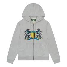 Denim Tears Panther Crest Zip-Up Hoodie
