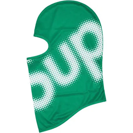 Supreme Halftone Lightweight Balaclava Green