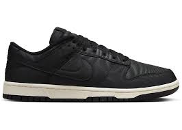Nike Dunk Low "Black Canvas"