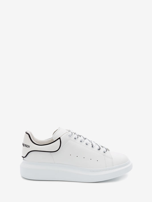 Alexander McQueen Oversized Sneaker White (Black Outline)
