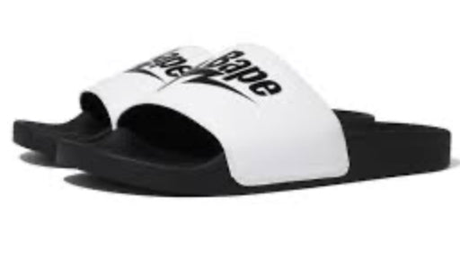 A Bathing Ape “Sta” Logo Slides White