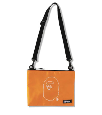Bape “ApeHead” Side Bag Orange