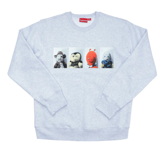 Supreme Mike Kelley AhhYouth! Crewneck Sweater Grey (FW18)