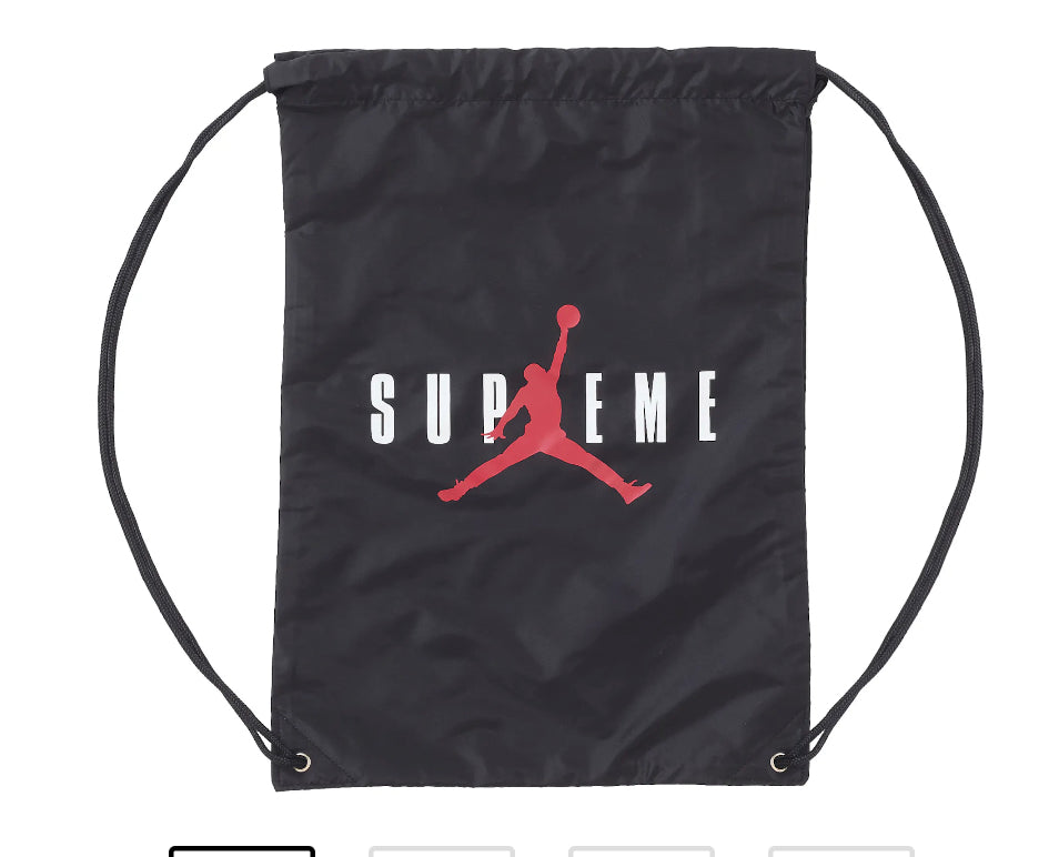 Supreme x Jordan Brand Drawstring Bag