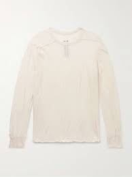 Rick Owens Panelled Cotton Long Sleeve