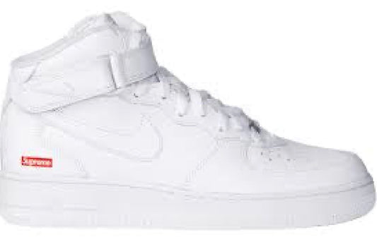 Supreme x Nike Air Force 1 Mid White