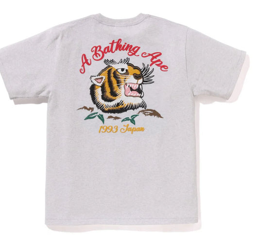 Bape Embroidery Style Souvenir Logo Tee