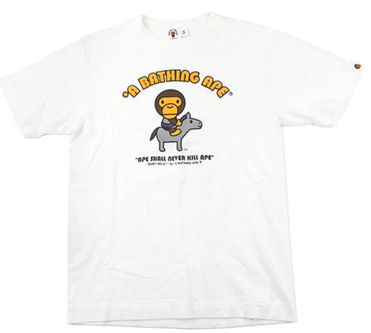 A Bathing Ape Baby Milo Horse Tee 90’s