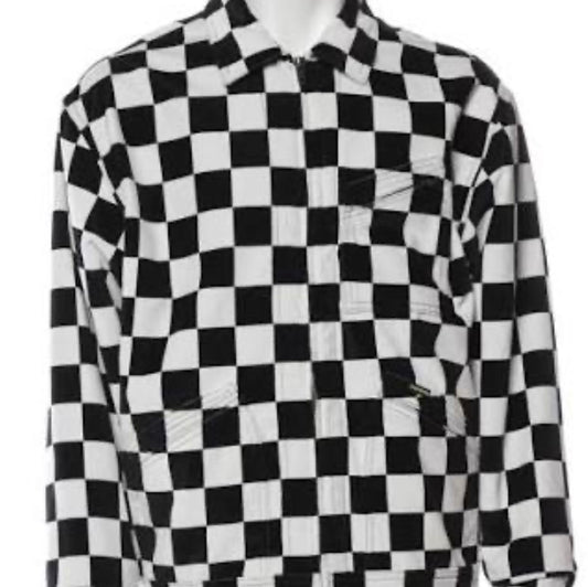 Supreme Velvet Checkerboard Jacket