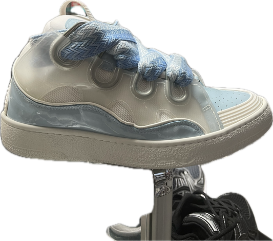 LANVIN BLUE CURB SNEAKER