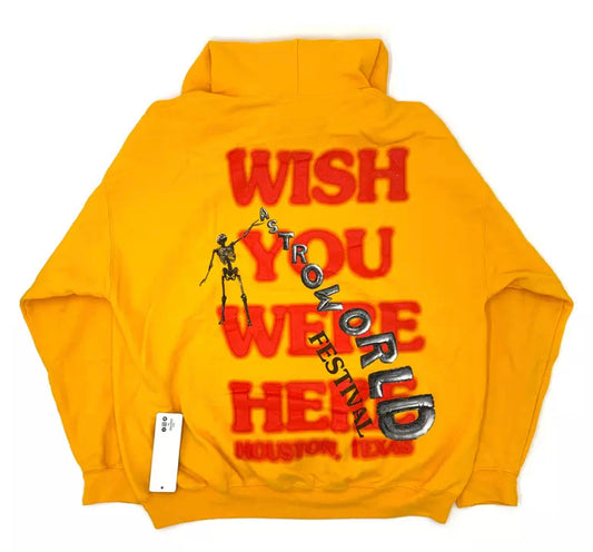 Travis Scott “Wish You Were Here Astroworld” Hoodie