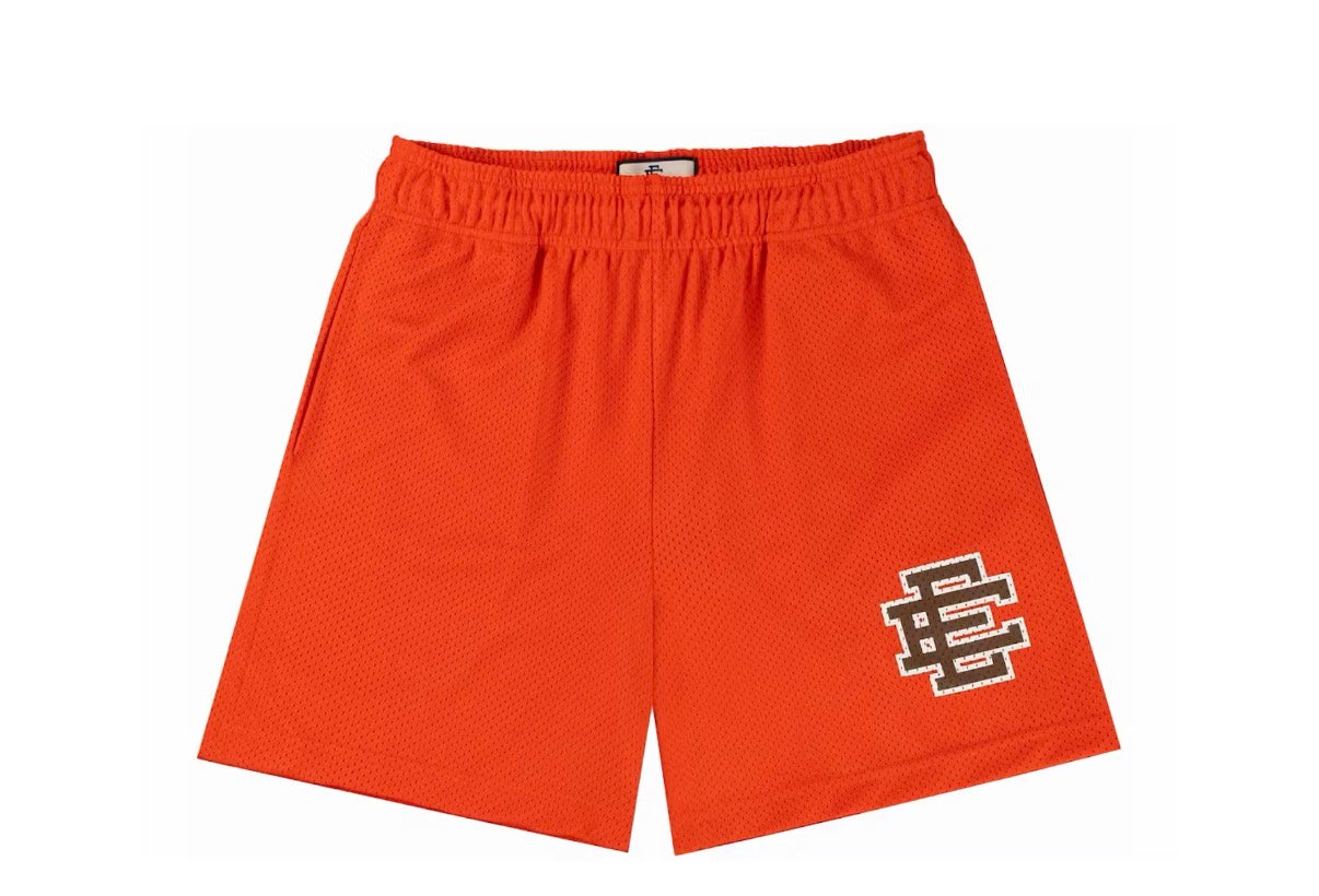 Eric Emanuel Orange Brown Shorts