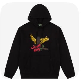 Denim Tears Black Cherub Hoodie Black