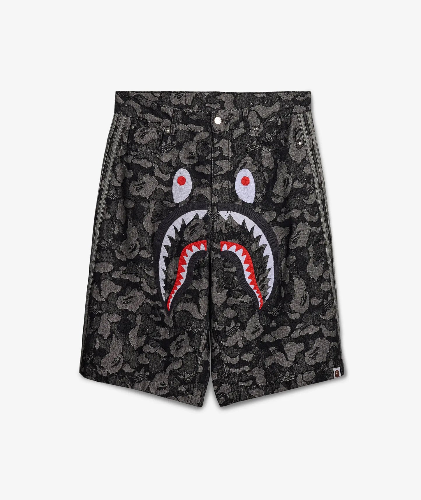 Bape x Adidas Denim Shorts