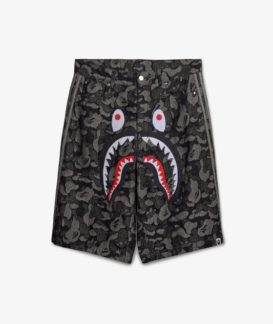 Bape x Adidas Denim Shorts