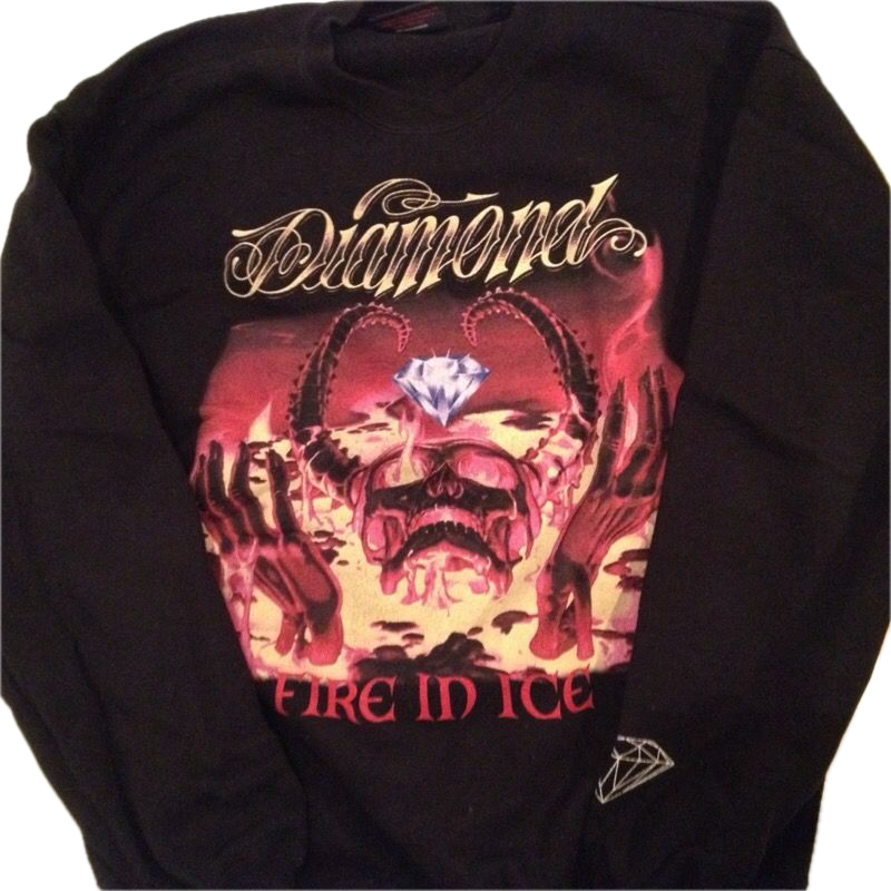 Diamond Supply Co. “Fire In Ice” Crewneck #RUVintage