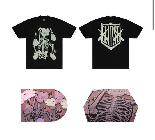 KAWS X CLIPSE LET GOD SORT EM OUT TEE BOX SET 2