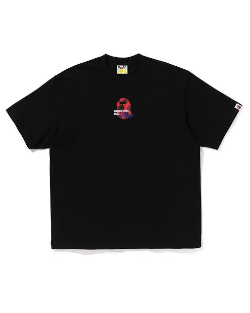 A Bathing Ape Floral Solid Camo Tee Red