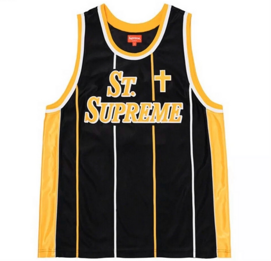 St. Supreme Black/Yellow Jersey