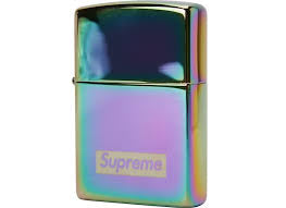 Supreme Zippo Iridescent