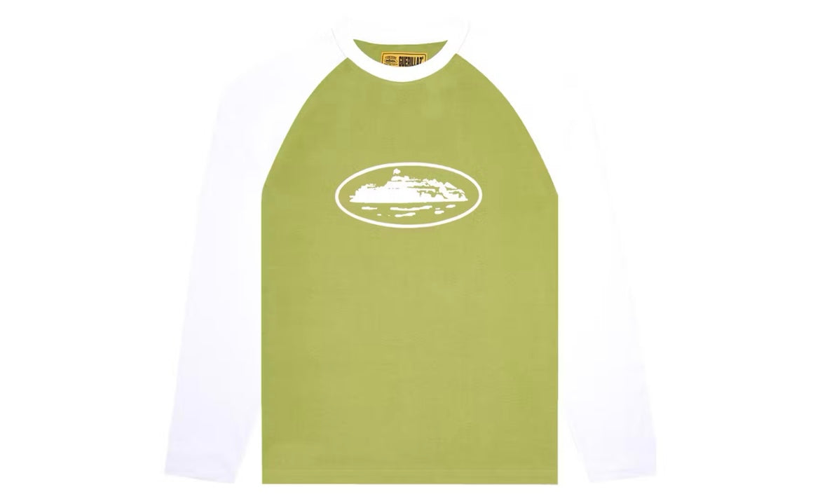 Corteiz Mens Raglan L/S T-shirt
“Sage Green”