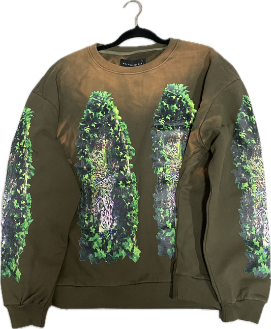 WHO DECIDES WAR GREEN GARDEN GLASS SWEATSHIRT
