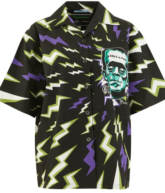 Prada x Universal Studios “Frankenstein” Button Up Shirt AW19