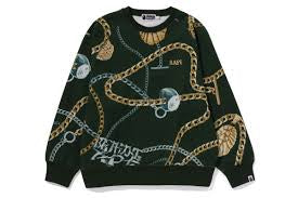 A Bathing Ape Jewels Crewneck “Green”