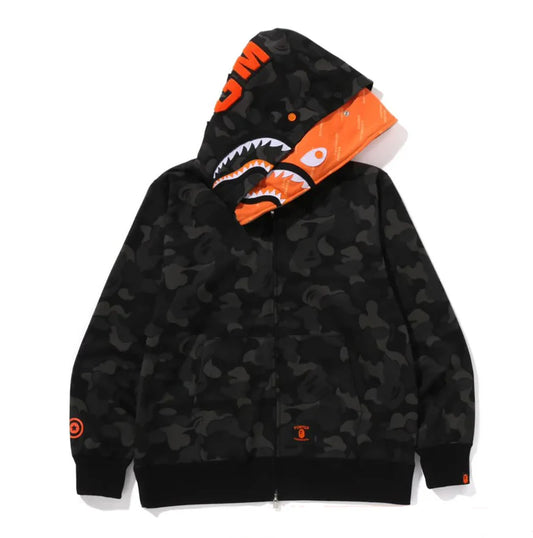 A Bathing Ape x Porter Yoshida Shark Hoodie Japan Exclusive