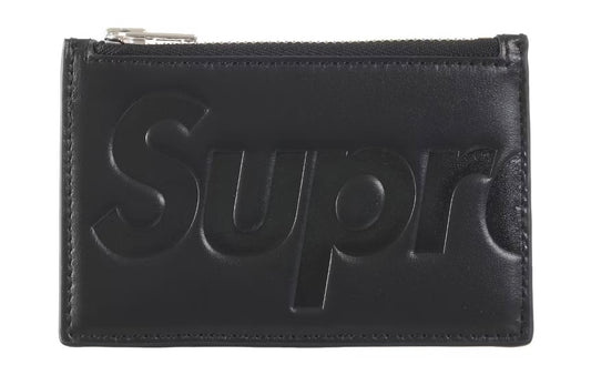 Supreme Leather Zip Card Holder
