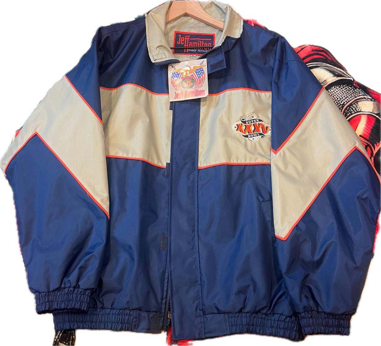 Jeff Hamilton Vintage Super Bowl 2001 Sideline Jacket #RUVintage