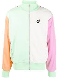 Palm Angels “Colourblock” Logo-Print Track Jacket