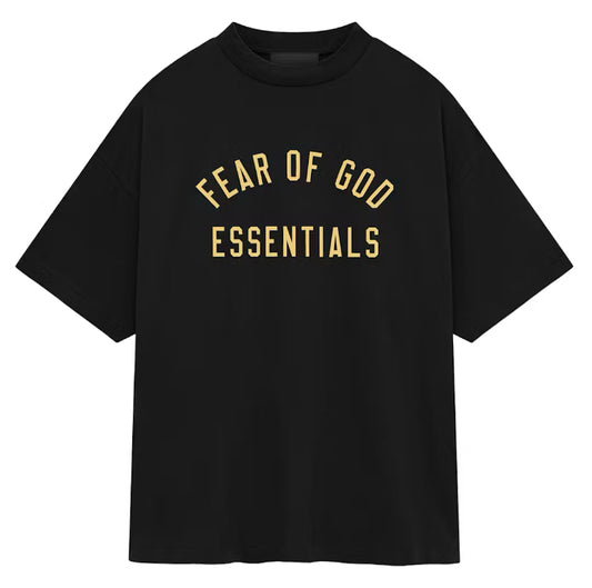 Fear Of God Essentials Jersey Crewneck Tee Black