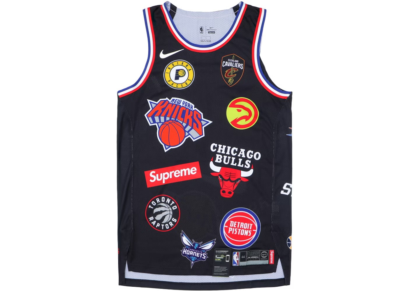 Supreme x Nike NBA Authentic Jersey Teams Black