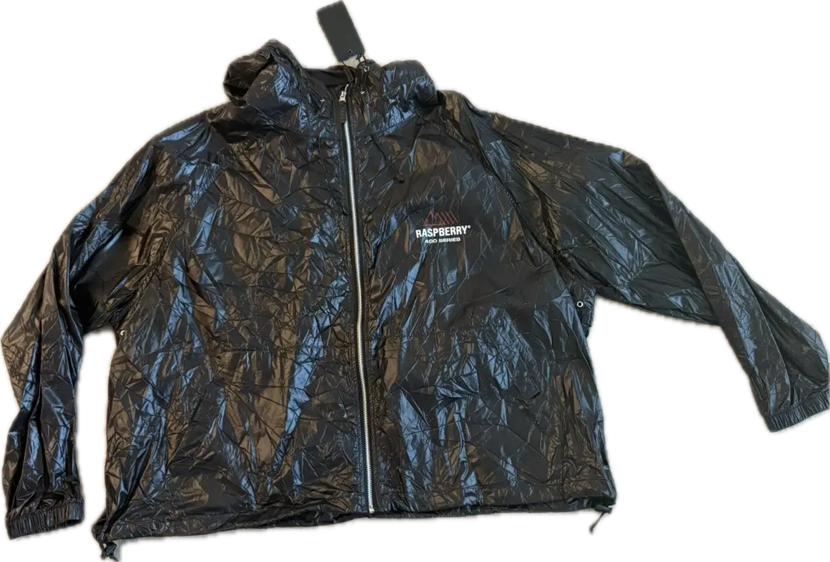 Raspberry Hills Garbage Bag Jacket