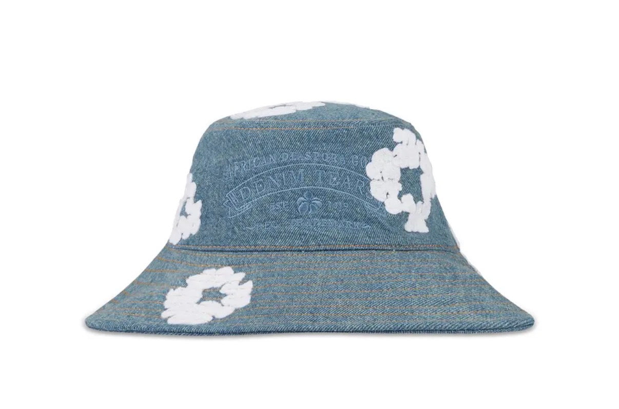 Denim Tears Bucket Hat Light Wash Blue