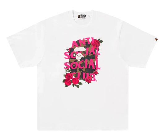 A Bathing Ape x Anti Social Social Club I Tee White