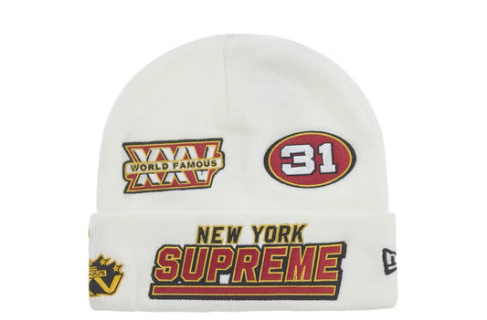Supreme New Era Football Beanie