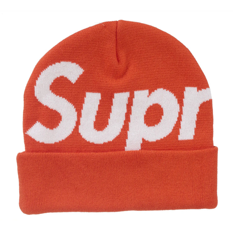 Supreme Big Logo Beanie Orange