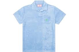 Eric Emanuel EE Terry Cloth Polo Blue
