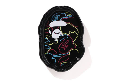A Bathing Ape Apehead Neon Camo Ashtray
